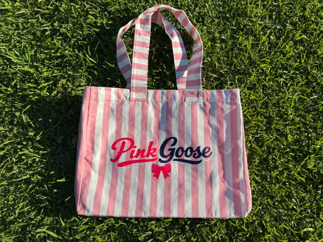 Pink Goose Tote Bag
